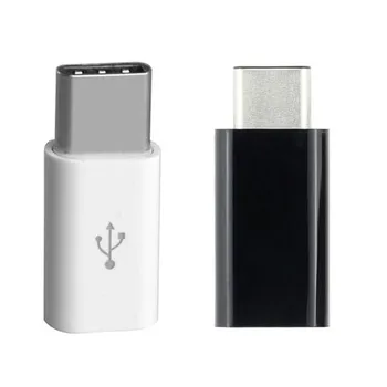 5pc Micro USB Į USB C Adapteris Mobilaus Telefono Adapterio Tipas-c Sąsaja Duomenų Eilutė Įkrovimo Konverteris, Skirtas 