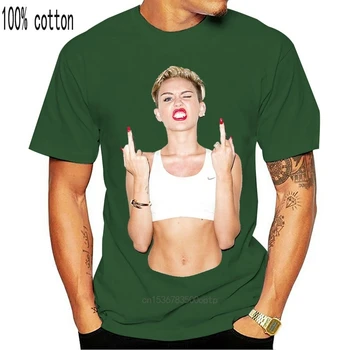 Vyriški TEE Miley Cyrus, braukite aukštyn Juokinga Dovana Dizaineris Unisex Marškinėliai