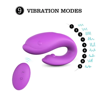 YEAIN Silikono Nuotolinio Valdymo Vibratorius, Suaugusiųjų Sekso Žaislas Moterims Pora USB Rechage G Spot 