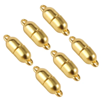 10sets Aukso/Sidabro Spalvos Nerūdijančio Plieno Tablečių Formos Magnetiniai Sagtys Sąsagos Papuošalai Priėmimo 