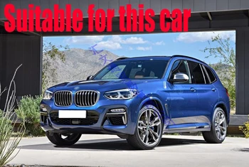 BMW X3 G01 2018 2019 Automobilių Reikmenys ABS Matinis Interjero Priekinės Sėdynės atlošas Net Rėmo Dangtis Apdailos Lipdukai