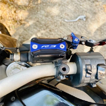 Motociklo CNC Aukštos kokybės Galinės ir Priekinės Stabdžių Skysčio Rezervuaro Dangtelį Cilindro dangtelis, Skirtas Yamaha YZF-R3 YZFR3 R3 2020 -2021