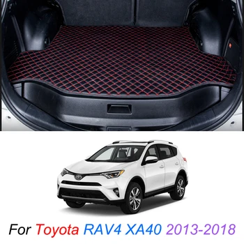 Custom Oda Automobilių Kamieno Kilimėliai Toyota RAV4 XA40 2013-2018 m. Galinis bagažo skyriaus Grindų Kilimėlis Dėklas Kilimų Linijinių Krovinių Priedai