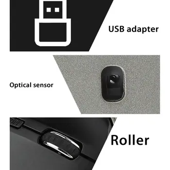 Ergonomiškas Belaidės Pelės 1600DPI USB Įkrovimo 2.4 GHz Optinis Vertikalus Pelių B95C Ergonomišką daugkartinio Įkrovimo Žaidimų Pelės