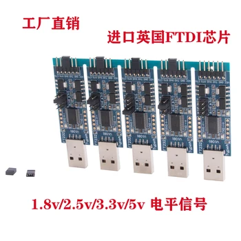 FTDI USB TTL UART 1.8 v 2V5 3.3 V 5.0 V Lygis Serial Konverteris Adapteris PCBA Komunikacijos Modulis palaiko Visas 