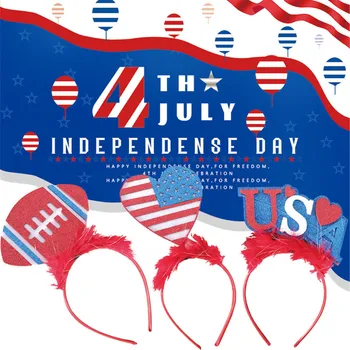 Amerikos Vėliava ekrano užsklandą Nepriklausomybės Diena Plaukų Juosta Šalių Priedus, Skatina Moterų Mados Kaspinai#JAV