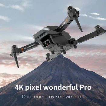 JINHENG Naujas Mini Drone 4k Profesional Quadcopter HD Dual Camera FPV Tranai WiFi Aukštis Hold Režimu, Sulankstomas RC Sraigtasparnio Žaislas Dovana