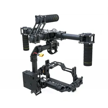 DSLR Fotoaparatas 3 Krypties Nešiojamą Brushless Stabilizavosi Gimbal su 3pcs Variklis Canan 5D2 7D D900