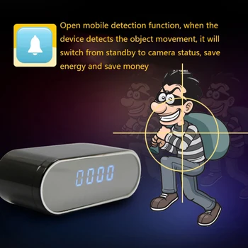 4K 1080P Belaidžio WIFI Mini Laikrodis Kamera Oculta Signalizacija, vaizdo Kameros Žiūrėti IP Saugumo Naktinis Matymas, Judesio Aptikti Nuotolinio Stebėti Cam