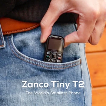 Naujas ZANCO maža t2 Mažiausias Pasaulyje Telefonas su 3G WCDMA mini mobilusis telefonas mini telefonas mažiausias telefonas kišenėje telefoną pirkti su dovana