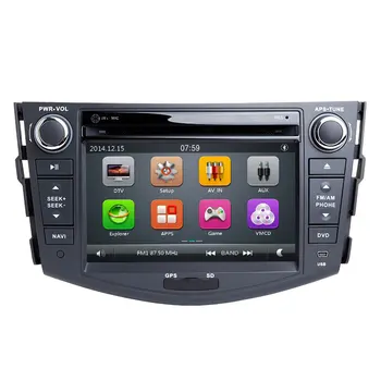 Autoradio 2 din Car DVD Player Toyota RAV4 Rav 4 2006 m. 2007 m. 2008 M. 2009 M. 2010 M. 2011 m. 2012 Multimedia, GPS Navigacija Stereo Aduio