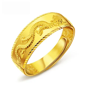 Prabangus Išskirtinį Drakonas Dizainas Žiedas Valdinga Retro Vyrų Aukso Sidabro Spalvos Žiedas Mados Vyrų Klubą, Šaliai, Papuošalai, Dovana