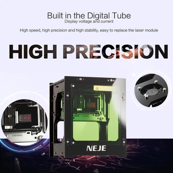 NEJE DK-BL 3000mW Smart Mini CNC Graviravimo Mašina Laser Cutting machine Belaidžio BT Print Cutting BT 4.0 iOS Android