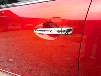 Tinka Su Trimis Skylutėmis Tik! ABS Chromuotos Išorinės Durų Rankena Padengti Apdaila 8pcs Už Mazda CX-9 CX9 2016 2017 2018