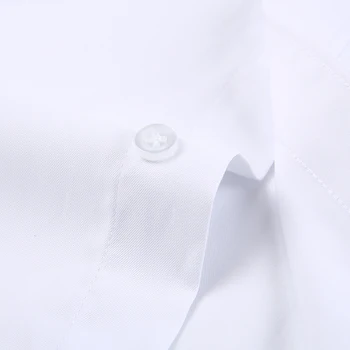 Vyriški Klasikiniai ilgomis Rankovėmis Standartas-tinka Suknelė Marškiniai Oficialių Verslo Socialinės Paprastų Dizainas Baltas Darbo pareigas, Atsitiktinis Marškinėliai