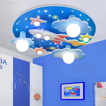 Modernių Vaikų Kambario Lubų Animacinių filmų Miegamojo Erdvę, Lempos, Modernus Minimalistinio Kinijos Eilėje Žibintai Šiaurės Šviesos Šviestuvas Kambario Lempa