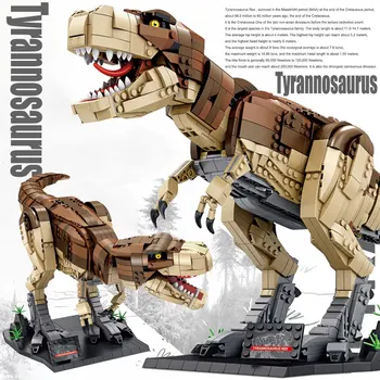 BZDA Juros periodo Pasaulio Tyrannosaurus Blokai Dinozaurų Pasaulyje Indominus Rex Modelis Plytų SS Berniukų Žaislai, gimtadienio Dovanos