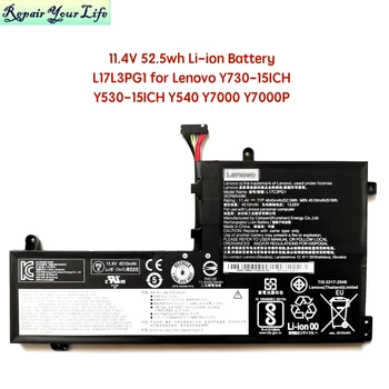 L17C3PG2 Nešiojamas Baterija Lenovo Legiono Y530-15ICH Y540-15IRH Y7000 Y7000P tinka L17C3PG1 L17L3PG1 L17M3PG1 L17M3PG3 Originali