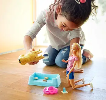 Originalias Barbie Lėlės Reborn Kūdikiams Šuo Pet Nustatyti Reborn Baby Kiaušinius Lėlės Boneca Mergaičių Žaislai, Žaislai Vaikams, Vaikų Dovanų