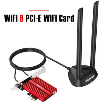 SF-AX200 Plus PCI-e WiFi Kortelę 