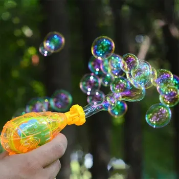 Vaikų Mini Šviesos Rankinis Inercinės Pučia Burbulą Ginklą Burbulas Vandens Vaizdingoje Vietoje, Parduodant Karštas Žaislas, Nešiojamų