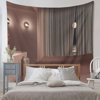 Dizaino prasme kosmoso fone audinio vidaus sienų apdaila gobelenas lovos galvos miegamojo kambarį kabinti medžiaga Šiaurės stilius