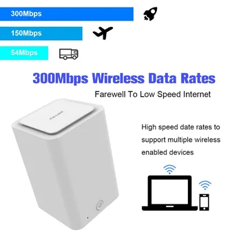 PIXLINK 300Mbps Wireless Mini Maršrutizatoriaus WiFi Range Extender anglų Kalba Maršrutizatorius Firmware/Kartotuvas/AP Režimu 1WAN+1LAN RJ45 Uostuose