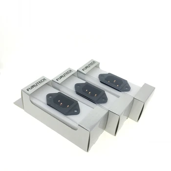 HiFi FURUTECH FI-06(G) Grynas Varis IEC Įleidimo AC lizdas Filtras su energijos vartojimo planą lizdas Originalios pakuotės, dėžutės 3pcs
