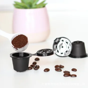 Nespresso Kavos Kapsulės Apvalkalas Gali būti Perdirbamos Nestle Kavos Filtro Kapsulės Apvalkalas Plastiko Taurės Multi-Riebalų Kavos Priedai