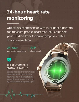 2021 WRWR Prabanga Moterų Smart Žiūrėti Stilingas Vandeniui Laikrodis Nerūdijančio Plieno Atsitiktinis Merginos Smartwatch 
