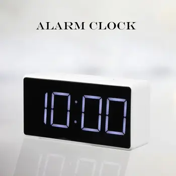 KARŠTO LED Skaitmeninis Laikrodis-Žadintuvas Apšvietimas Atidėti Išjungti Darbalaukio Elektroninių Bcaklight Stalo Laikrodžiai Stalinis Laikrodis