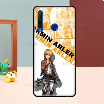 Shingeki No Kyojin Armin Arlert Anime Huawei Honor 8X 9X 7X 7C 8A 9A 8S 9S 10i 7A 4C 6C 20 Pro 8 9 10 10X Lite Atveju Coque