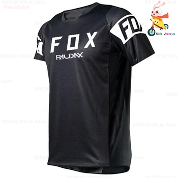 2021 Naujas Fox Kid ' s Dviračių Mtb Marškinėliai Komanda, Kalnų Kalnų Dviračių Džersis į Pakalnę T-shirt Dviračių Mx DH Vaikai Dviračių Drabužiai