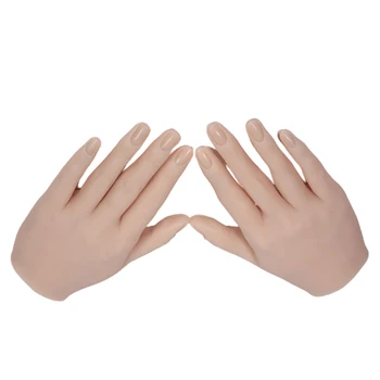 Silikono Praktikos Rankų Nagai Realus Asmuo, Pelėsių Manekenas Modelio Ekranas Silikono Praktika Rankas, Nagai Netikri Rankas