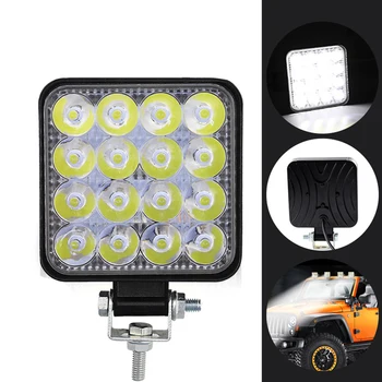 Automobilio LED Juosta Worklight 48W Offroad Darbo Lemputė 12V/24V Žibintas Priešrūkinis Žibintas 4x4 LED Traktoriaus priekinių Žibintų Lempučių Prožektorius, skirtus Sunkvežimių ATV 4 i