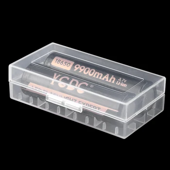 YCDC 2* 18650 ličio Baterijos Laikymo Dėžutė Įkraunamas Baterijas Sunku Maišelį Padengti Ląstelių Kieto Plastiko Atveju Akumuliatorius