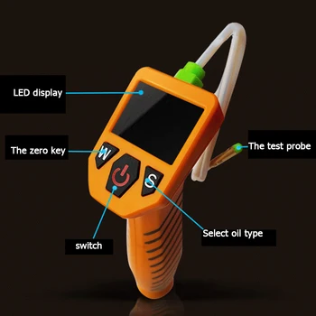 Alyvos Kokybės Jutiklis ir Automatinis Variklio Alyvos Testeriu Patikrinti Su LED Ekranas, Dujų Analizatorius Automobilio Testavimo Įrankiai