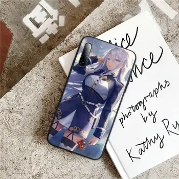 86 Aštuoniasdešimt Šešių Anime Juoda Silikono Mobiliojo Telefono Dangtelį 