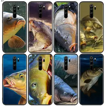 Pagrindinio Karpių Žvejybos Gumos Xiaomi Redmi K30S K30 Ultra 9A 9C 9 10X K20 Pro 5G S2 8A 8 7A 7 6 6A 5 4X Soft Black Telefono dėklas