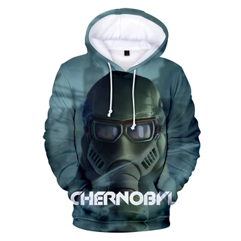 Vaikų Černobylio 3D Hoodies Vyrų/Moterų Atvykimo Mados Palaidinukė 3D Spausdinimo Černobylio Hoodie Berniukų/mergaičių Streetwear Puloveriai