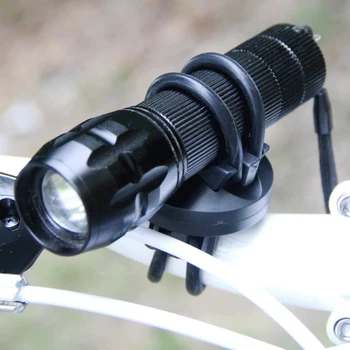 Bicicleta Dviratį Dviračiu L Dviračių Lempos LED žibintuvėlio laikiklis klipas Dviračių Žibintai Mount LED Žibintuvėlis Šviesos Turėtojo Šviesos Apkabos