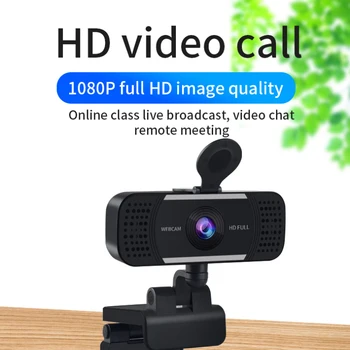 HD 4K Kamera Mini Kompiuteris PC WebCamera Su Mikrofonu Pasukti Kameros Live Transliacijos Vaizdo skambučius Konferencijos Darbą