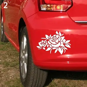 Nuimamas Rose Modelio Automobilio Variklio Dangčio Kūno Lango Lipdukas Stabdžių Įbrėžimų Decal