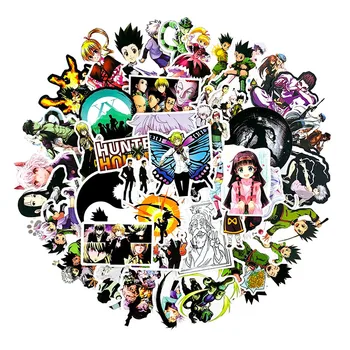 10/30/50Pcs/Set Japonų Anime HUNTER X HUNTER Animacinių filmų Lipdukai Vaikų Žaislas Nešiojamas Bagažo Motociklo Telefono Riedlentė