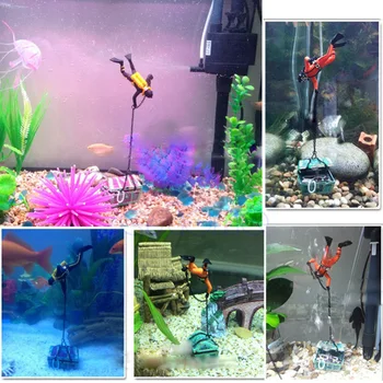 2019 NAUJĄ Akvariumą Apdailos Žuvų Bakas Waterscape Lobis Langelyje medžioklės Medžiotojų Naras oro siurblio priedai
