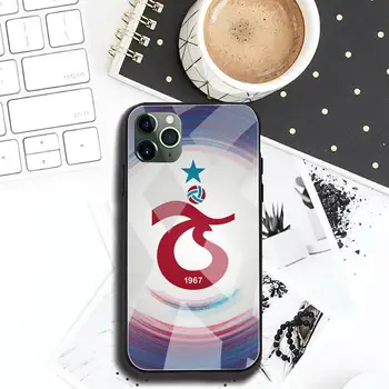 Trabzonspor Telefono dėklas Grūdintas Stiklas iPhone 12 pro max mini 11 Pro XR XS MAX 8 X 7 6S 6 Plius 2020 atveju