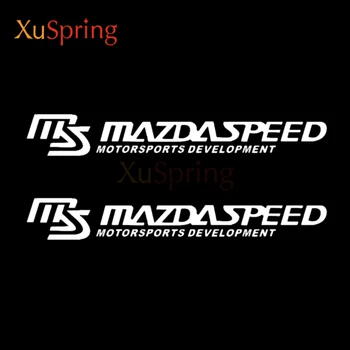 Už Mazda 3 Axela Atenza CX-5 CX-3 CX-8 CX-9 2013-2019 Automobilių Kėbulo MS MAZDASPEED Lipdukai Garnyras Apdaila 2vnt/komplektas Stilius