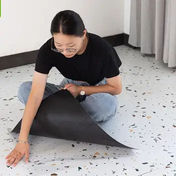 60*60cm Lipnios Akmens, Plastiko, grindų lipdukai, nepralaidus vandeniui Anti-slip Nusidėvėjimui Atsparaus PVC Grindų Lipdukas už kambarį
