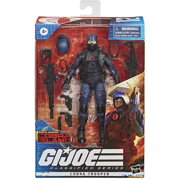 Hasbro G. I. Joe Klasifikuojamos Serijos 6-colių Kobra Trooper Veiksmų Skaičius, PVC Modelis Lėlės Apdailos Žaislas vaiko Gimtadienio Dovana