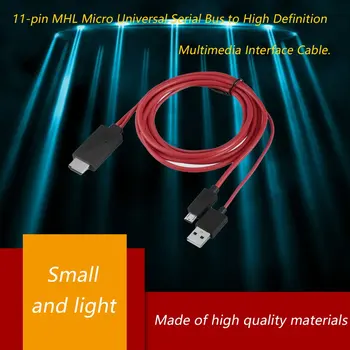 Micro USB į HDMI suderinamus Kabelis, 1080P MHL HDTV Kabelis Adapteris Keitiklis Samsung 